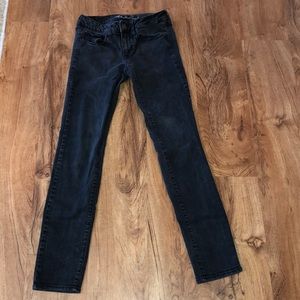 American Eagle Faded Black Skinny Jeans
